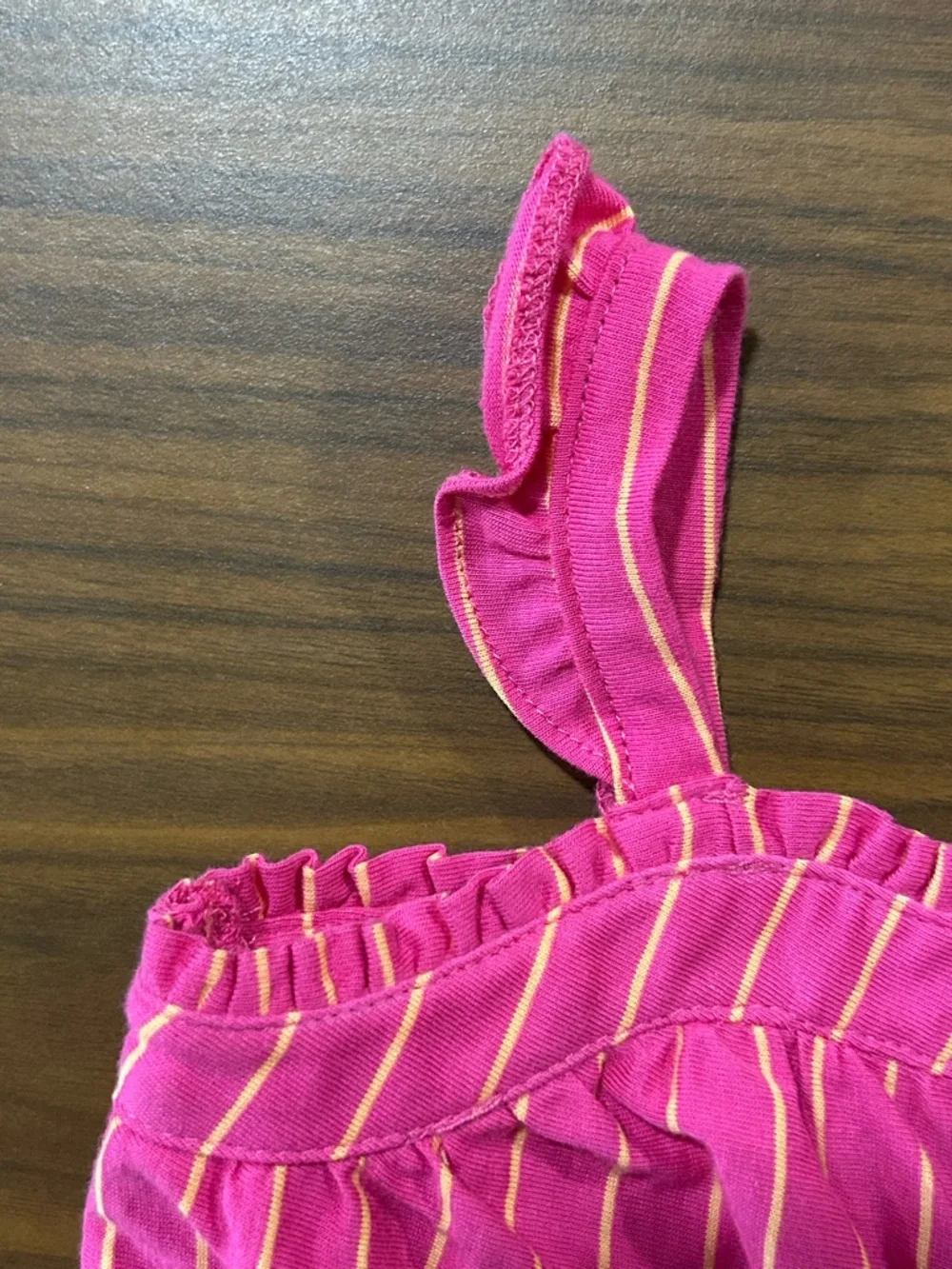 Carter's Pink Striped Toddler Tank Top - Picture 4 of 6